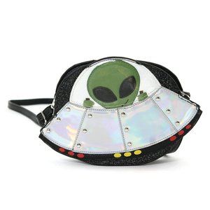 Spaceship Alien Crossbody Bag